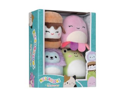 Squishmallows Micromallows 4Pack Žába, Chobotnice, Lev, S'more