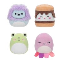 Squishmallows Micromallows 4Pack Žába, Chobotnice, Lev, S'more