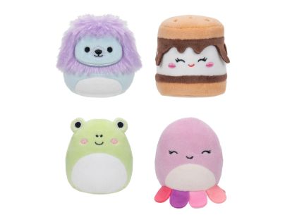 Squishmallows Micromallows 4Pack Žába, Chobotnice, Lev, S'more