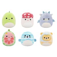 Squishmallows Micromallows 6Pack Lev, Dinosaur, Kvajáva, Hříbek, Drak, Tuleň