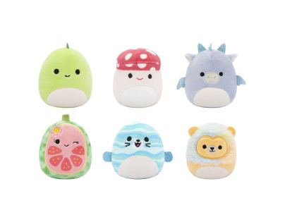 Squishmallows Micromallows 6Pack Lev, Dinosaur, Kvajáva, Hříbek, Drak, Tuleň