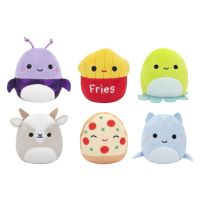 Squishmallows Micromallows 6Pack Lochneska, Chobotnice, Hranolky, Pizza, Kozel, Brouk