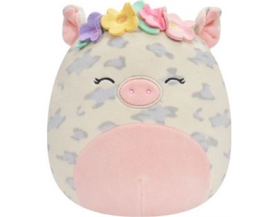 Squishmallows Strakaté prasátko s čelenkou Rosie 20 cm