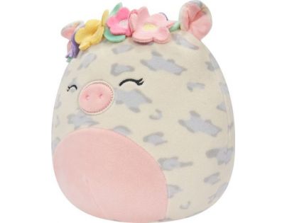 Squishmallows Strakaté prasátko s čelenkou Rosie 20 cm