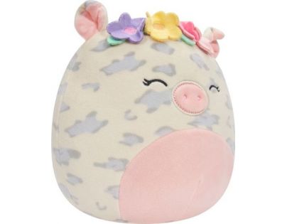 Squishmallows Strakaté prasátko s čelenkou Rosie 20 cm