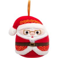 Squishmallows Vánoční ozdoba Santa s brýlemi Nick 10 cm