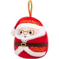 Squishmallows Vánoční ozdoba Santa s brýlemi Nick 10 cm 2