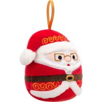 Squishmallows Vánoční ozdoba Santa s brýlemi Nick 10 cm 6