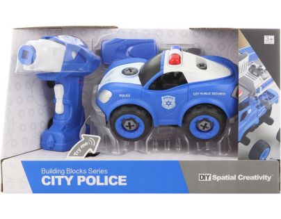 Šroubovací policejní auto na dálkové ovládání
