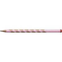 Ergonomická grafitová tužka pro praváky STABILO EASYgraph pastelová zelená a růžová 2 ks HB 3