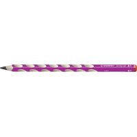 Ergonomická grafitová tužka pro praváky STABILO EASYgraph růžová 2 ks HB 2