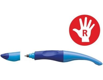Ergonomický roller pro praváky STABILO EASYoriginal modrá vč. bombičky s modrým zmizíkovatelným inkoustem