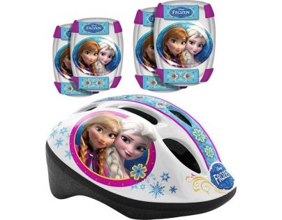 Stamp Frozen Bezpečnostní set helma, kolenní a loketní chrániče