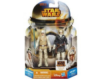 Hasbro Star Wars akční figurky 2ks - Luke Skywalker a Han Solo