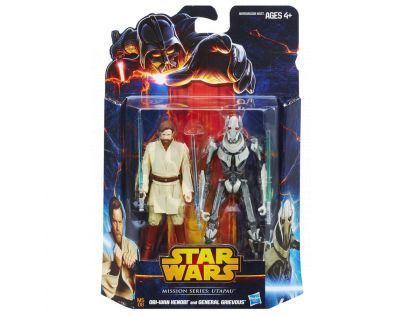 Hasbro Star Wars akční figurky 2ks - Obi-Wan Kenobi a General Grievous
