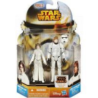 Hasbro Star Wars akční figurky 2ks - Princess Leia a Luke Skywalker 2