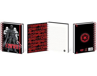 Star Wars kroužkový blok A5 - Dark side DPL10