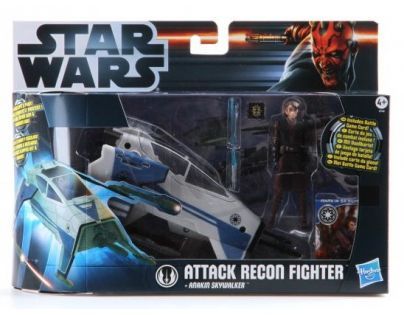 Star Wars vozidlo s figurkou - Attack Recon Fighter