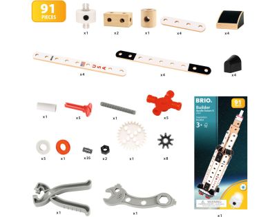 Stavebnice BRIO BUILDER NASA Apollo Saturn V