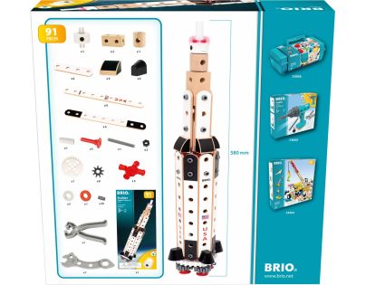Stavebnice BRIO BUILDER NASA Apollo Saturn V