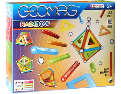 Stavebnice Geomag Rainbow - Poškozený obal