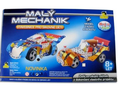 Stavebnice Malý mechanik Auto zlaté