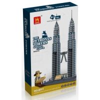 Stavebnice Petronas věže 1160 dílků (WANGE 8011) 2