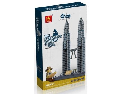 Stavebnice Petronas věže 1160 dílků (WANGE 8011)