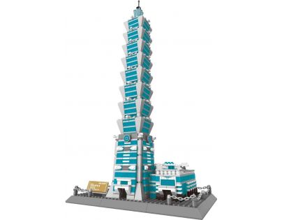 Stavebnice Tchaj-Pej 101 mrakodrap 1511 dílků (WANGE 8019)