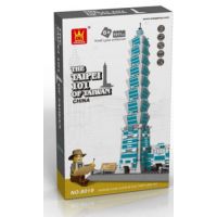 Stavebnice Tchaj-Pej 101 mrakodrap 1511 dílků (WANGE 8019) 2
