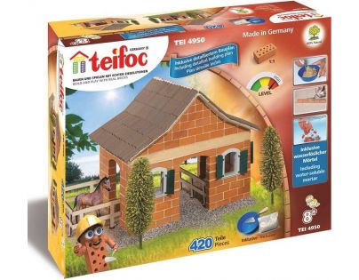 Stavebnice Teifoc Velká Stáj 420 dílků