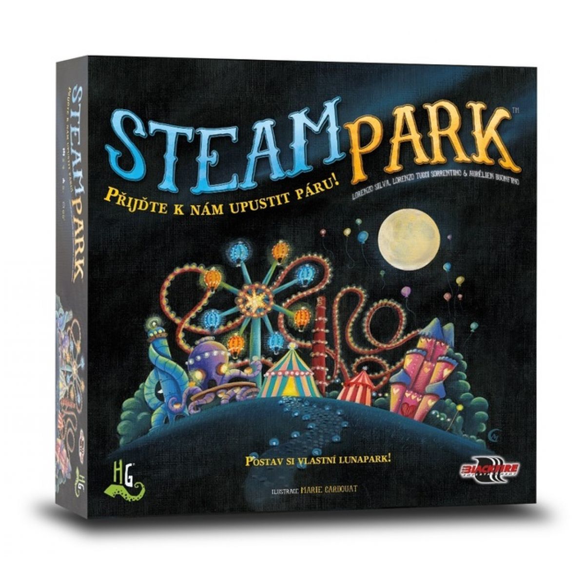 Black Fire Steam Park CZ společenská hra