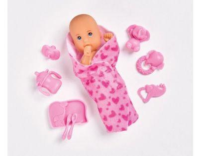 Steffi New Born Baby Miminko růžové