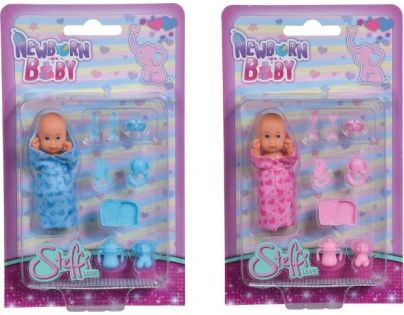 Steffi New Born Baby Miminko modré