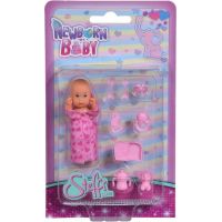 Steffi New Born Baby Miminko růžové 2