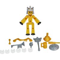Stikbot action pack figurka s doplňky tmavě žlutý s korunou Stikbot action pack figurka s doplňky tmavě žlutý s korunou