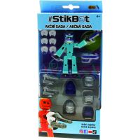Stikbot action pack figurka s doplňky tyrkysový s helmou 3