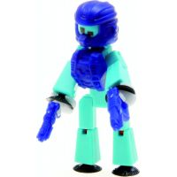 Stikbot action pack figurka s doplňky tyrkysový s helmou 2