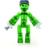 Stikbot action pack figurka s doplňky zelený s kšiltovkou 2