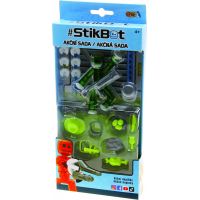 Stikbot action pack figurka s doplňky zelený s kšiltovkou 3