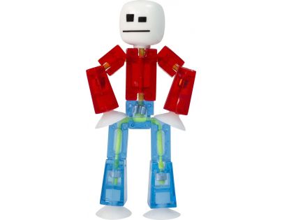 Stikbot Animák 1 figurka červenomodrý