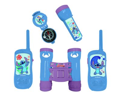 Lexibook Stitch Set vysílačky, dalekohled, baterka, kompas