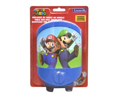Lexibook Stolní a nástěnná lampička Super Mario