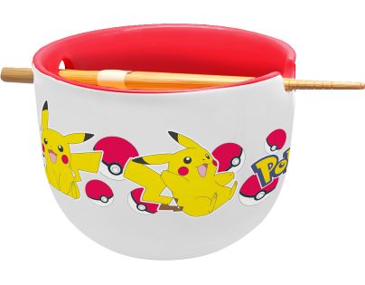 STOR Pokémon ramen miska a hůlky, dárkový set