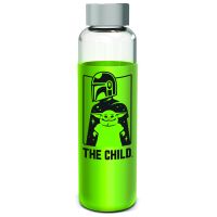 Stor S.L. Skleněná láhev s návlekem 585 ml, Mandalorian