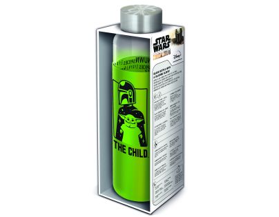 Stor S.L. Skleněná láhev s návlekem 585 ml, Mandalorian