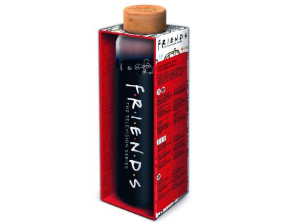 Stor S.L. Skleněná láhev s návlekem 585 ml, Přátelé