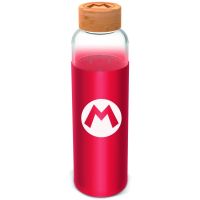 Stor Super Mario Skleněná láhev s návlekem 585 ml