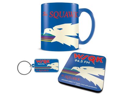 Stranger Things dárkový set (hrnek, podtácek a klíčenka) - WSQK