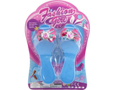 Střevíčky pro princeznu plastové 18 cm modrá